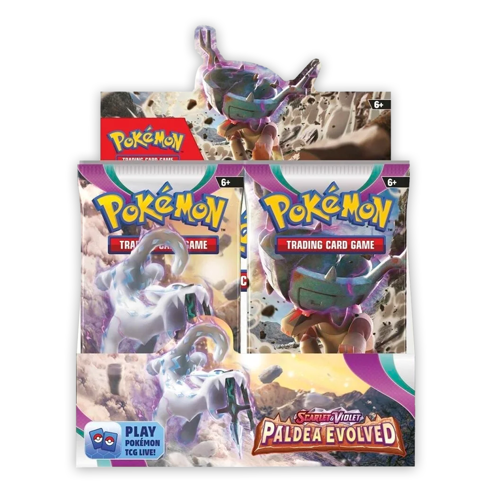 Pokémon TCG: Scarlet & Violet-Paldea Evolved Booster Display Box Front