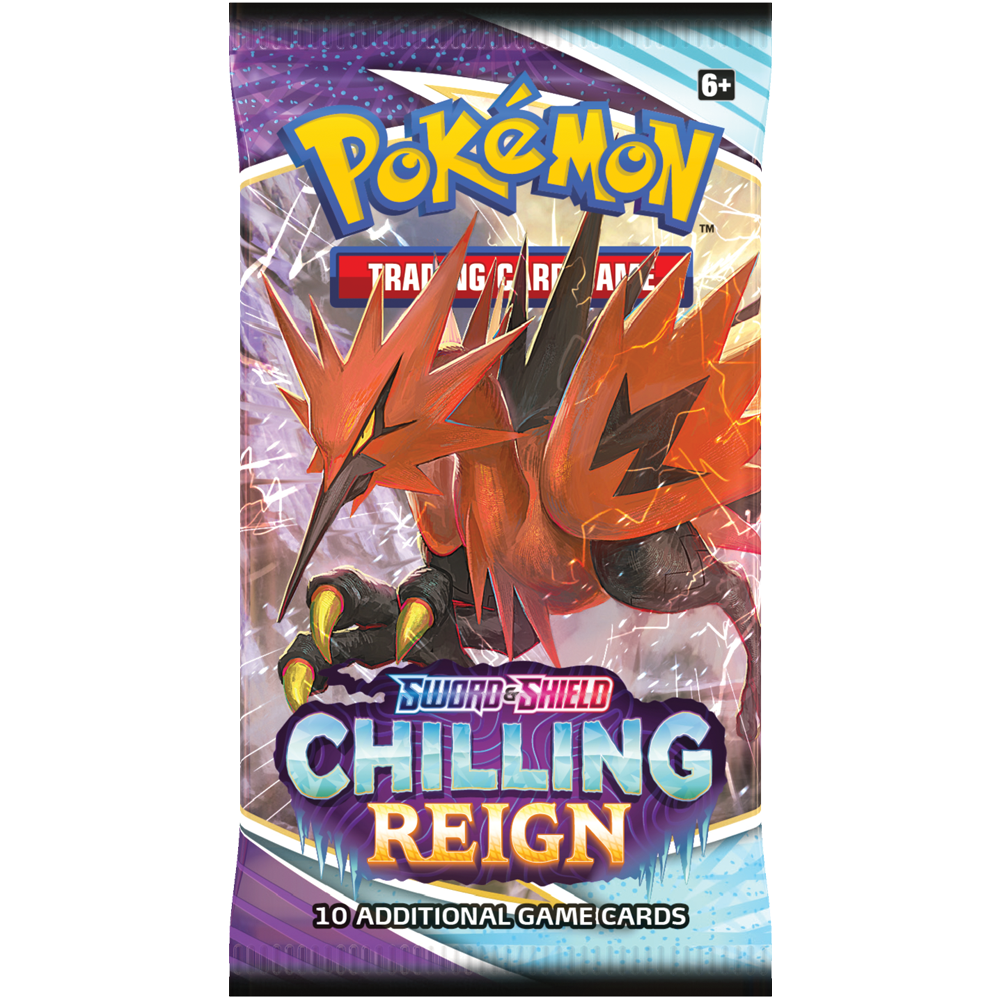 Pokémon TCG: Sword & Shield – Chilling Reign Booster Pack Zapdos