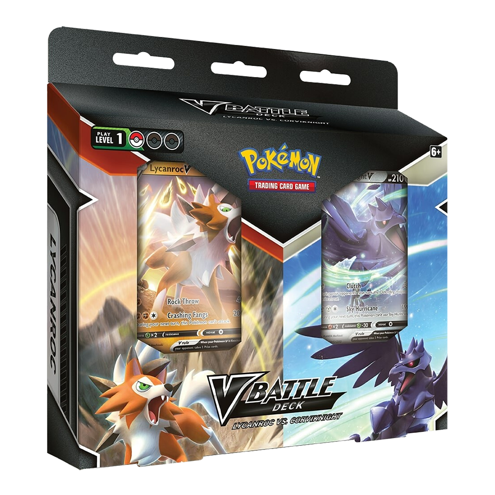 Pokmon TCG: V Battle Deck - Lycanroc vs. Corviknight! Eclipse Cards Pokmon TCG: V Battle Deck - Lycanroc vs. Corviknight! Eclipse Cards