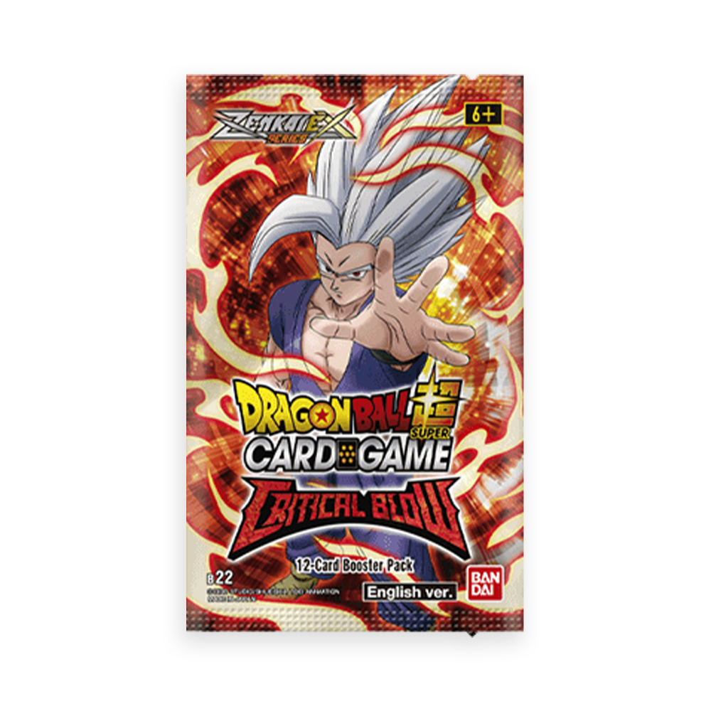 Dragon Ball Super CG Zenkai Ex Series Set 05 Critical Blow [B22] Booster Pack