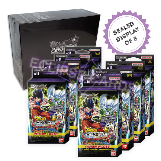 Dragon Ball Super CG Perfect Combination Premium Pack [PP15] Display Case of 8 - Zenkai Ex Series 06