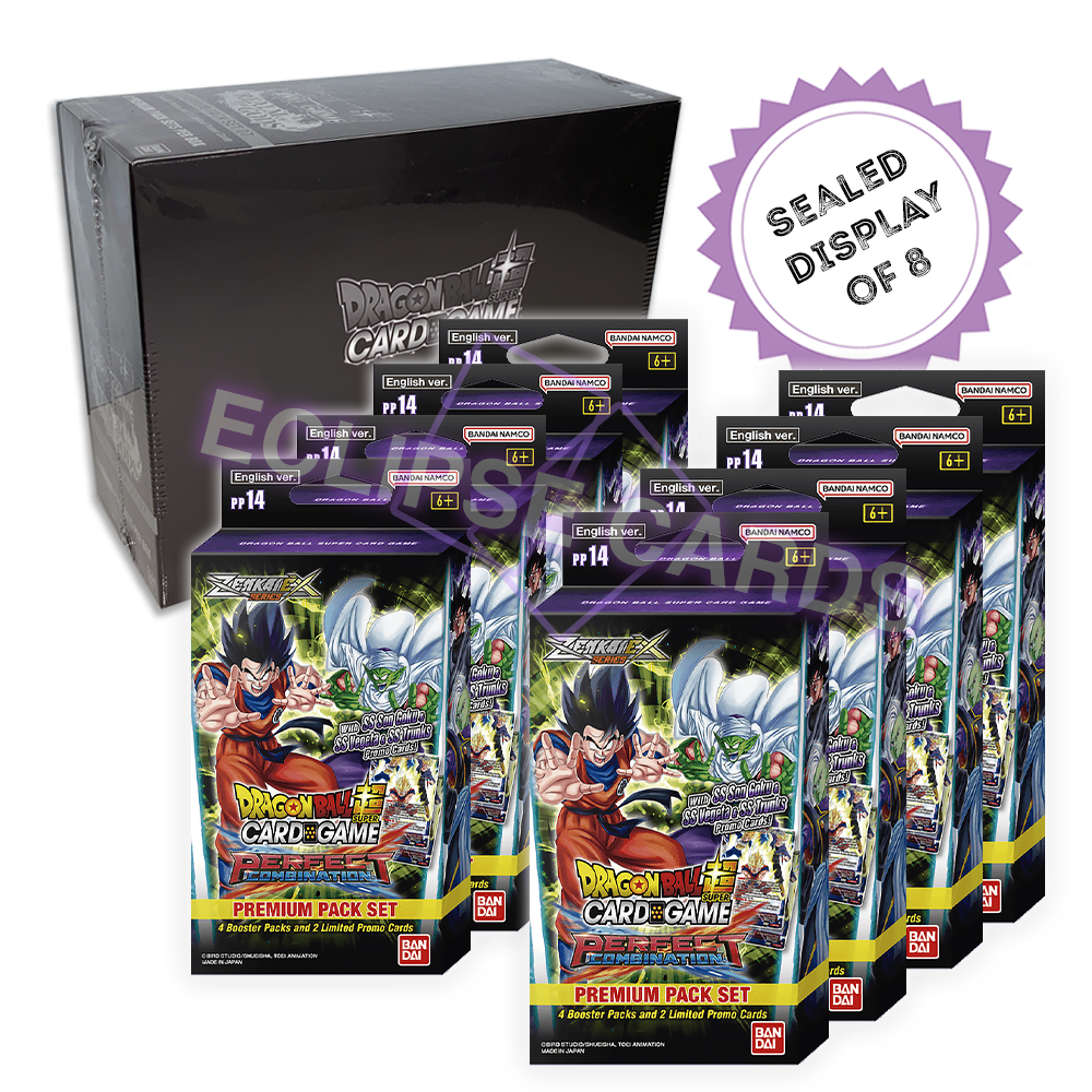 Dragon Ball Super CG Perfect Combination Premium Pack [PP15] Display Case of 8 - Zenkai Ex Series 06