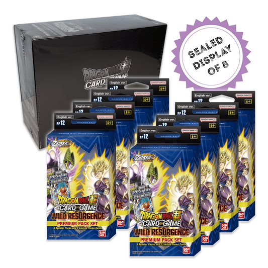 wild resurgence booster box case Dragon Ball Super: (B21) Including Canon Characters WILD RESURGENCE Premium Pack Set