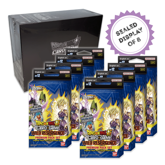 Dragon Ball Super CG Wild Resurgence Premium Pack [PP12] Display Case of 8