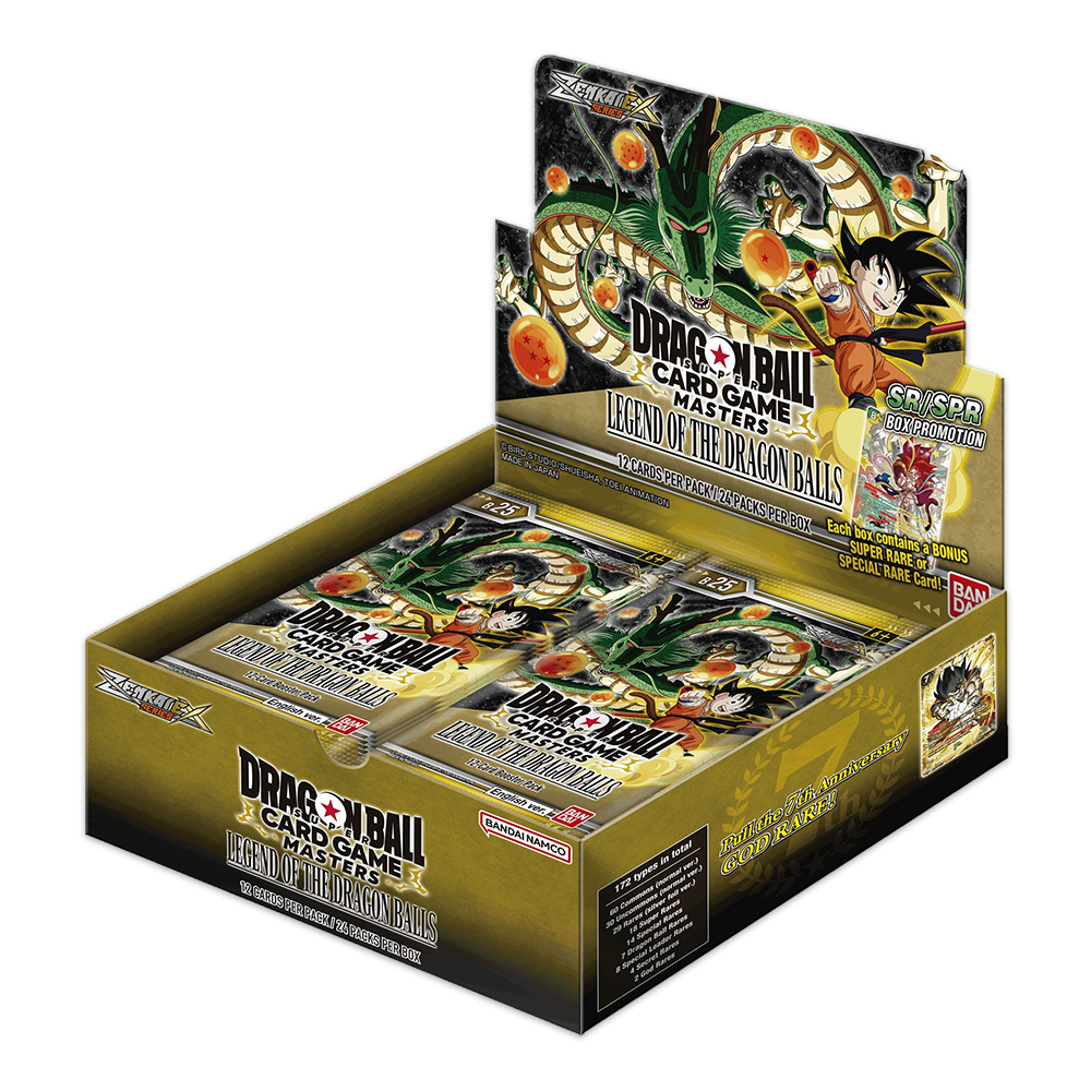 Dragon Ball Super CG Masters: Legend of the Dragon Balls [B25] Booster Box - Zenkai Ex Series Set 08