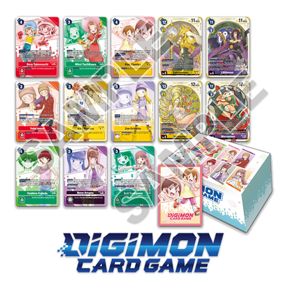 Digimon Card Game: Premium Heroines Set (PB18) Components