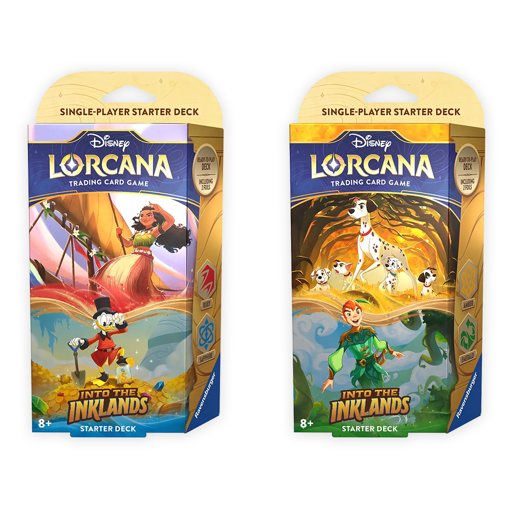 Disney Lorcana: Into the Inklands Starter Deck Bundle