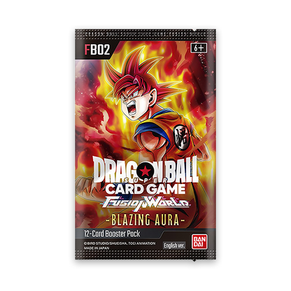 Dragon Ball Super CG: Fusion World – Blazing Aura Booster Pack [FB02]