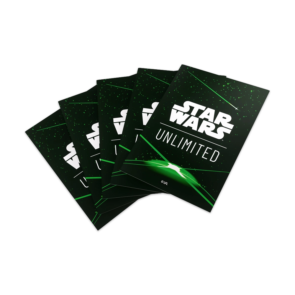 Gamegenic Star Wars: Unlimited Art Sleeves - Card Back Green