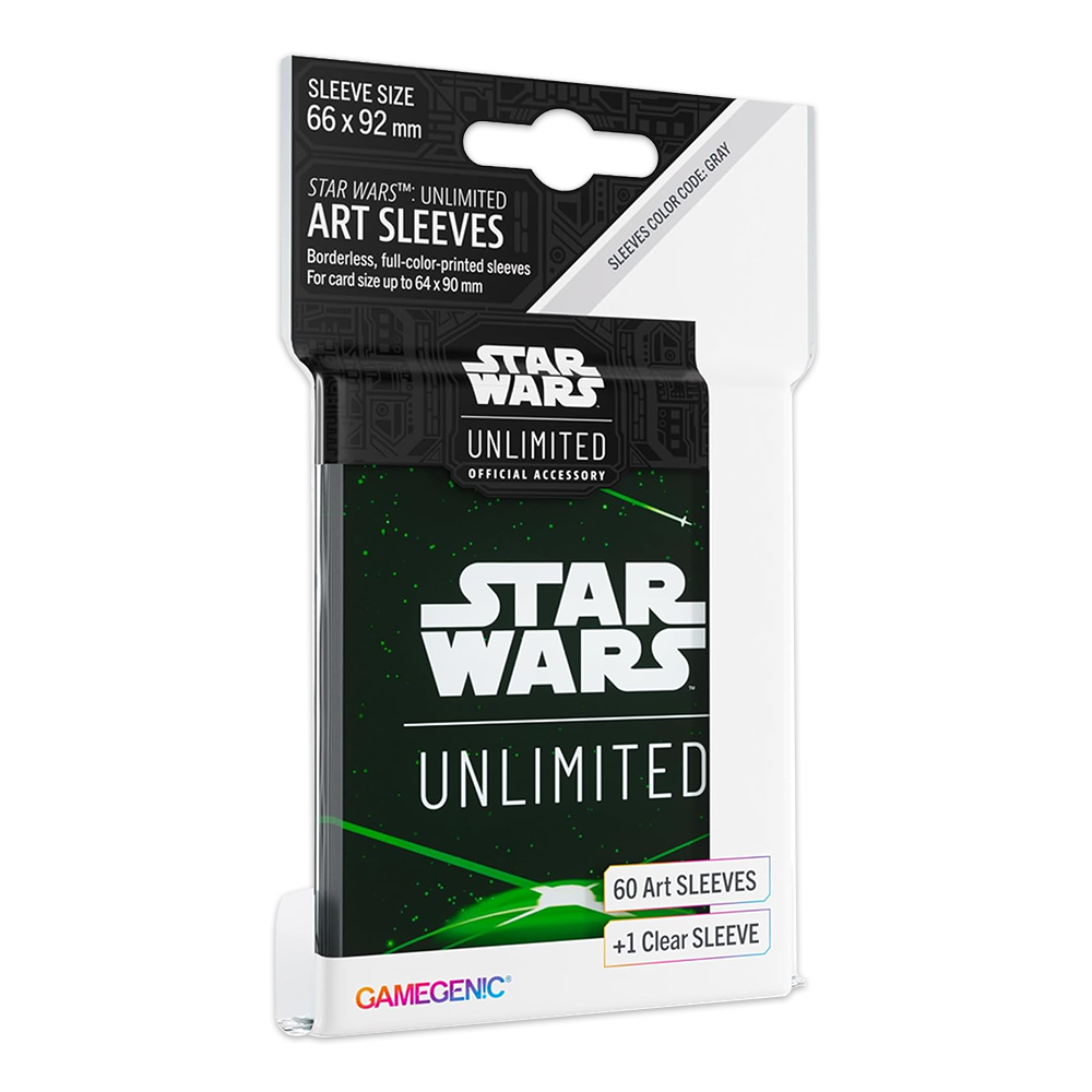 Gamegenic Star Wars: Unlimited Art Sleeves - Card Back Green