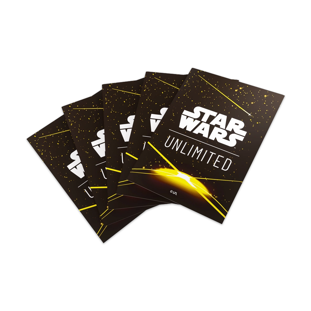 Gamegenic Star Wars: Unlimited Art Sleeves - Card Back Yellow