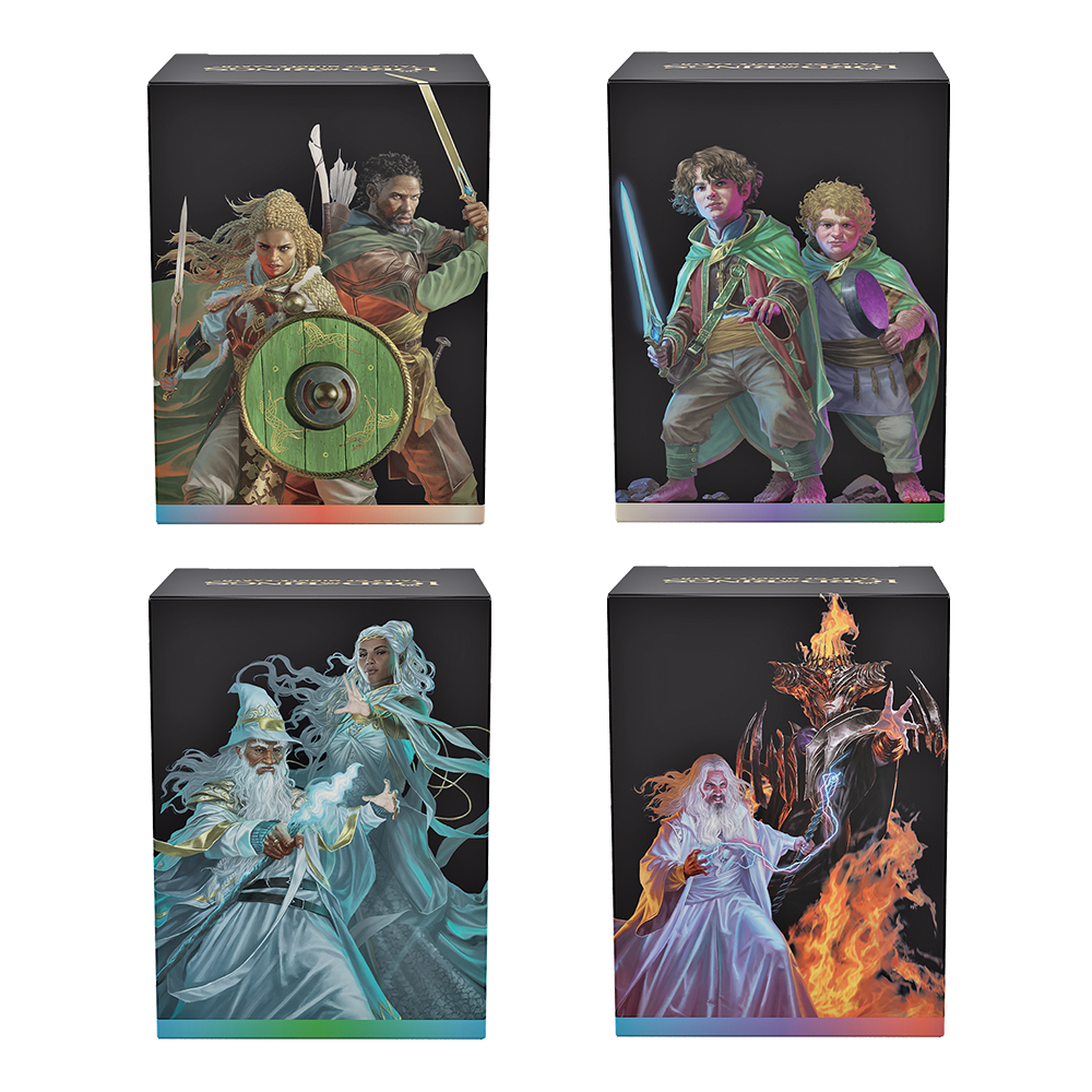 mtg middle earth commander deck Magic The Gathering The Lord of The Rings: Tales of Middle-Earth 2 + Collector Booster Sample Pack : CDs & Vinyl Etched Display Commander Magic: The Gathering The Lord