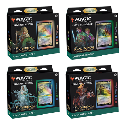 Magic: The Gathering The Lord of the Rings: Tales of Middle-earth Commander Deck Bundle