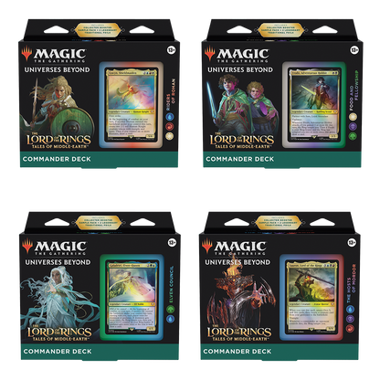 Magic: The Gathering The Lord of the Rings: Tales of Middle-earth Commander Deck Bundle