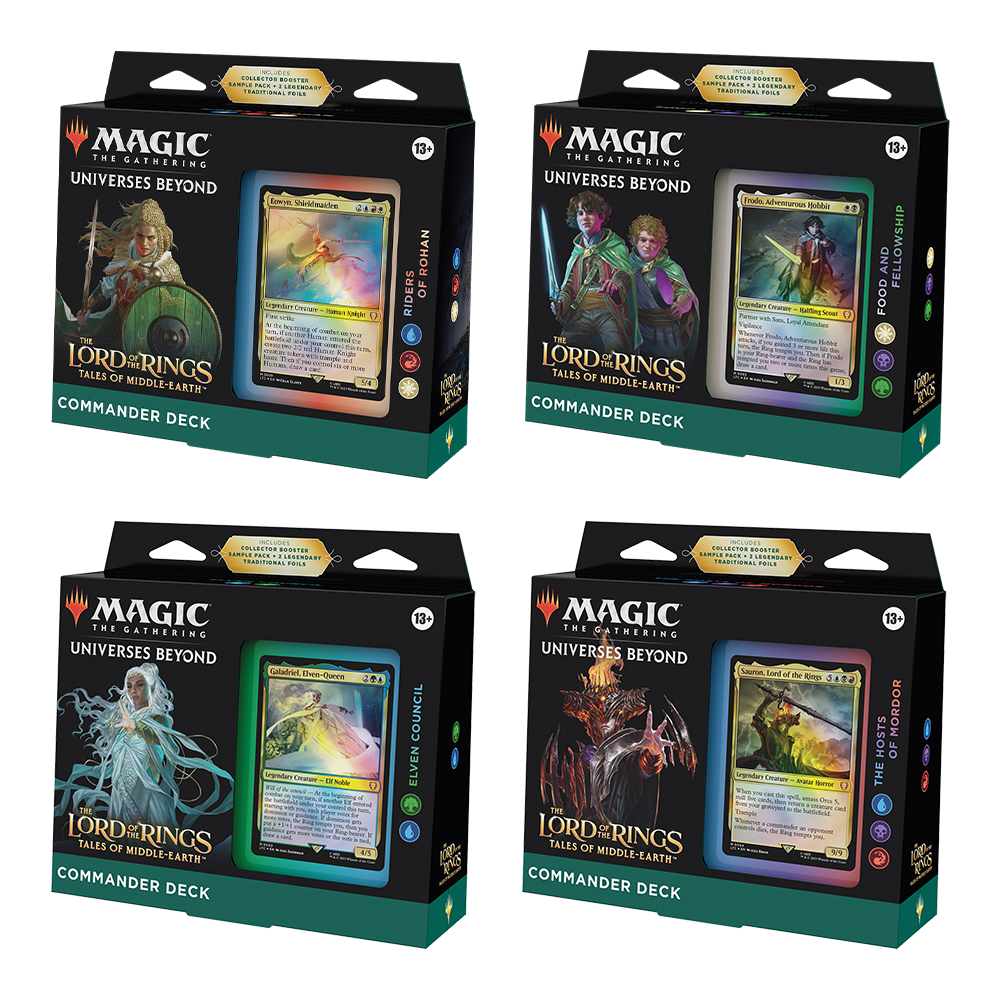 Magic: The Gathering The Lord of the Rings: Tales of Middle-earth Commander Deck Bundle