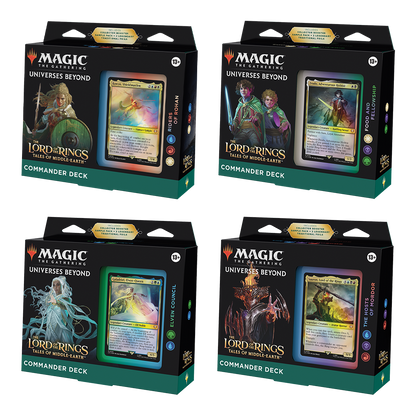 Magic: The Gathering The Lord of the Rings: Tales of Middle-earth Commander Deck Bundle