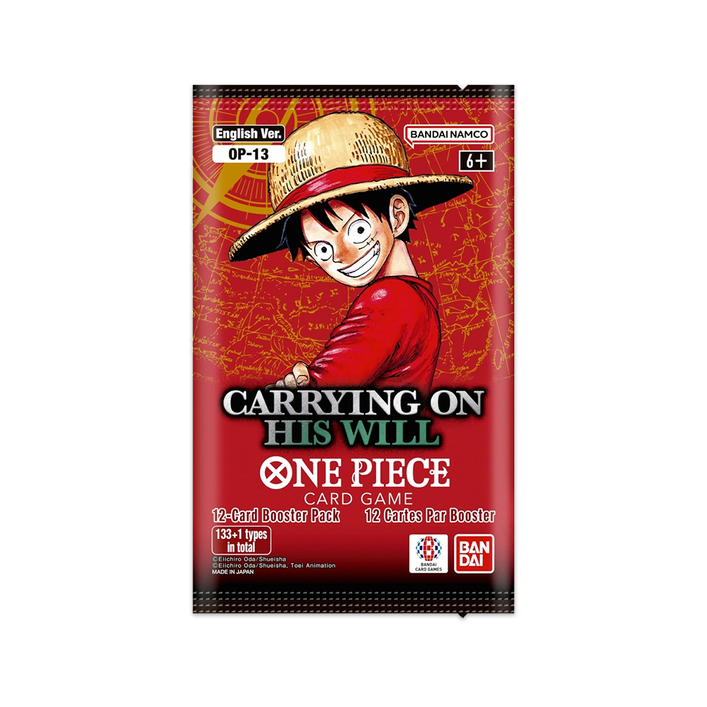 One Piece Card Game: Carrying His Will [OP-13] Booster Pack