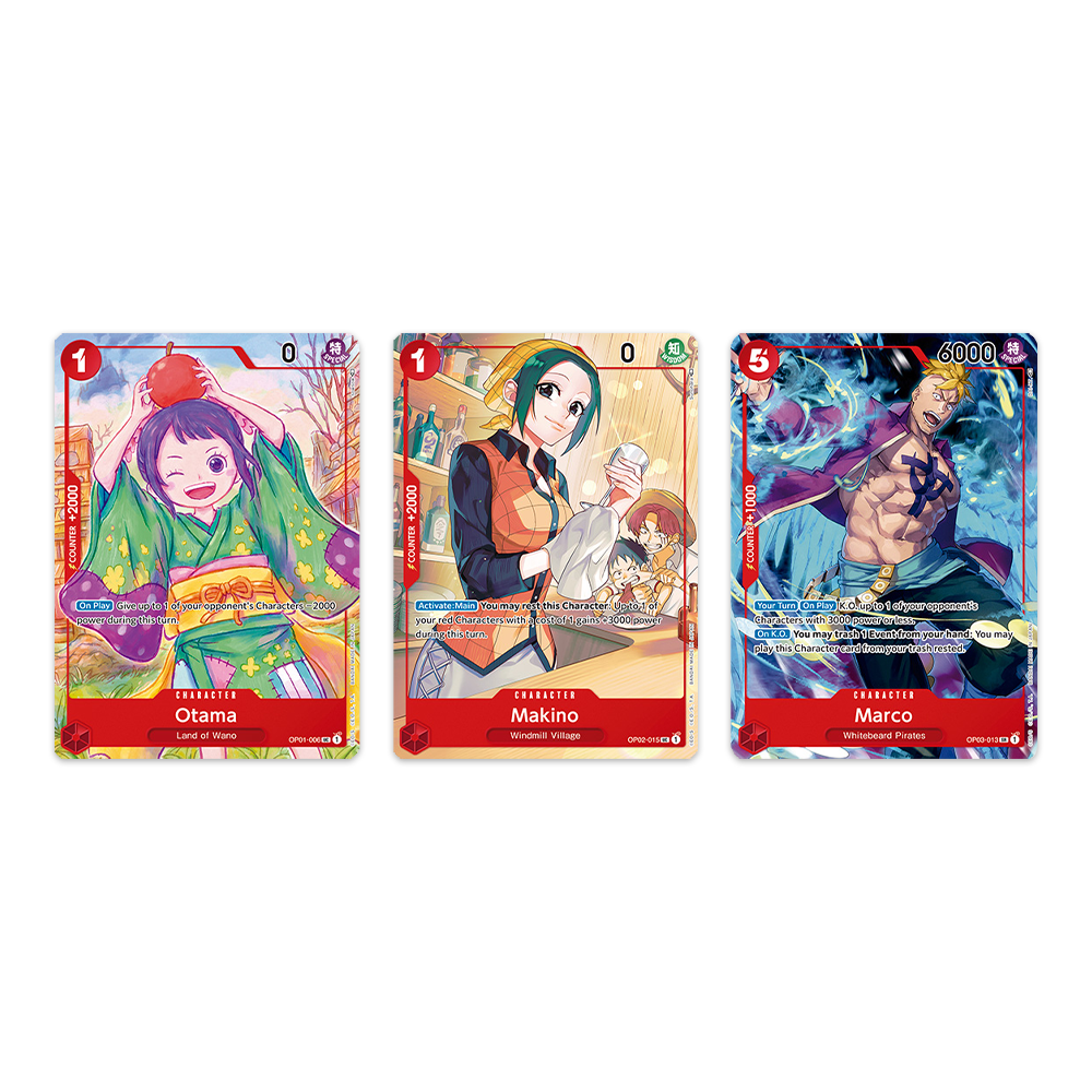 One Piece Card Game Japanese 1st Anniversary Set (English Version) Promos