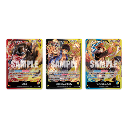 One Piece Card Game – The Three Brothers Ultra Deck [ST-13] Leader Cards