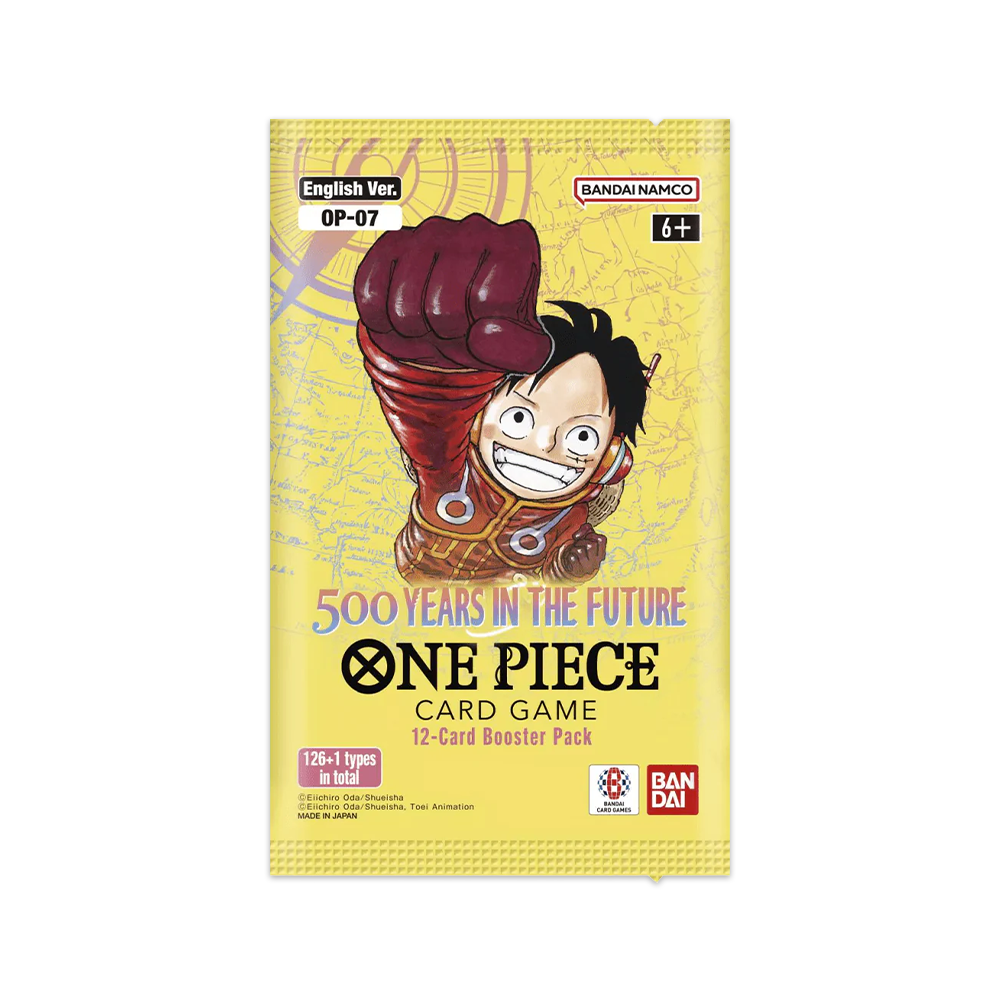 one piece 07 booster box TCG: OP-07 500 Years the Future such as those from the Arabasta and Dressrosa types one piece tcg op07 booster