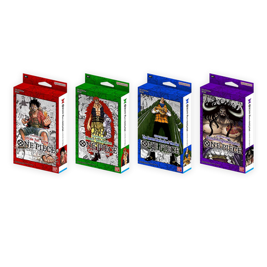 One Piece Card Game – Starter Deck Bundle – Set of 4