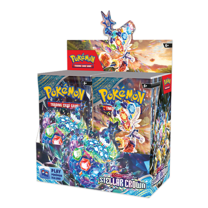 Pokémon TCG: Scarlet & Violet – Stellar Crown Booster Box Display