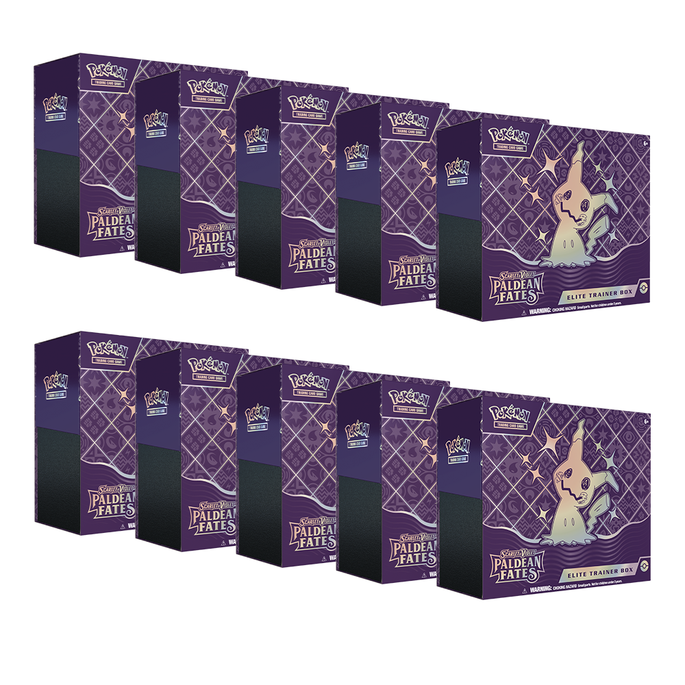 Pokémon TCG: Scarlet & Violet — Paldean Fates Elite Trainer Box Case of 10