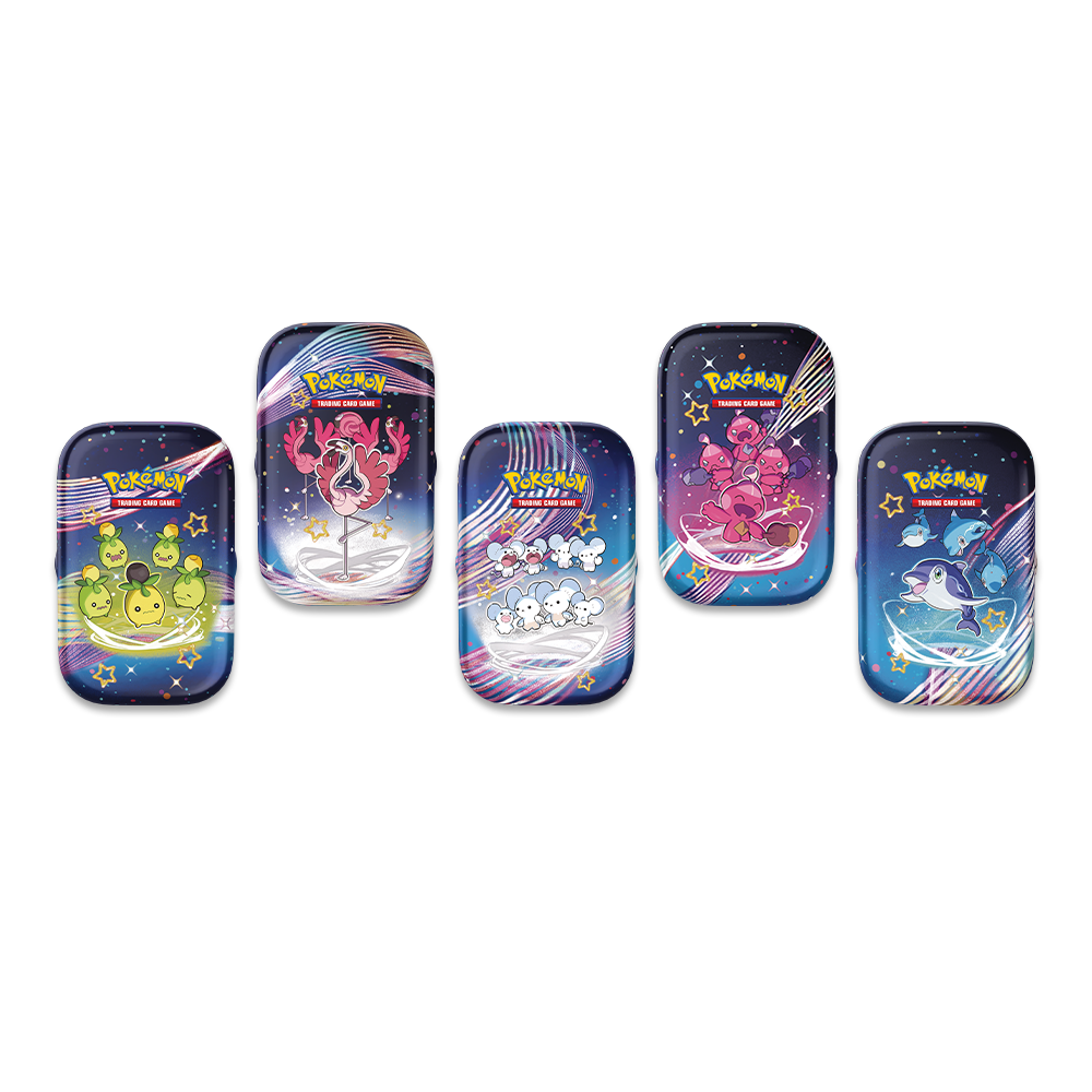 Pokémon TCG: Scarlet & Violet – Paldean Fates Mini Tin Bundle - Set of 5