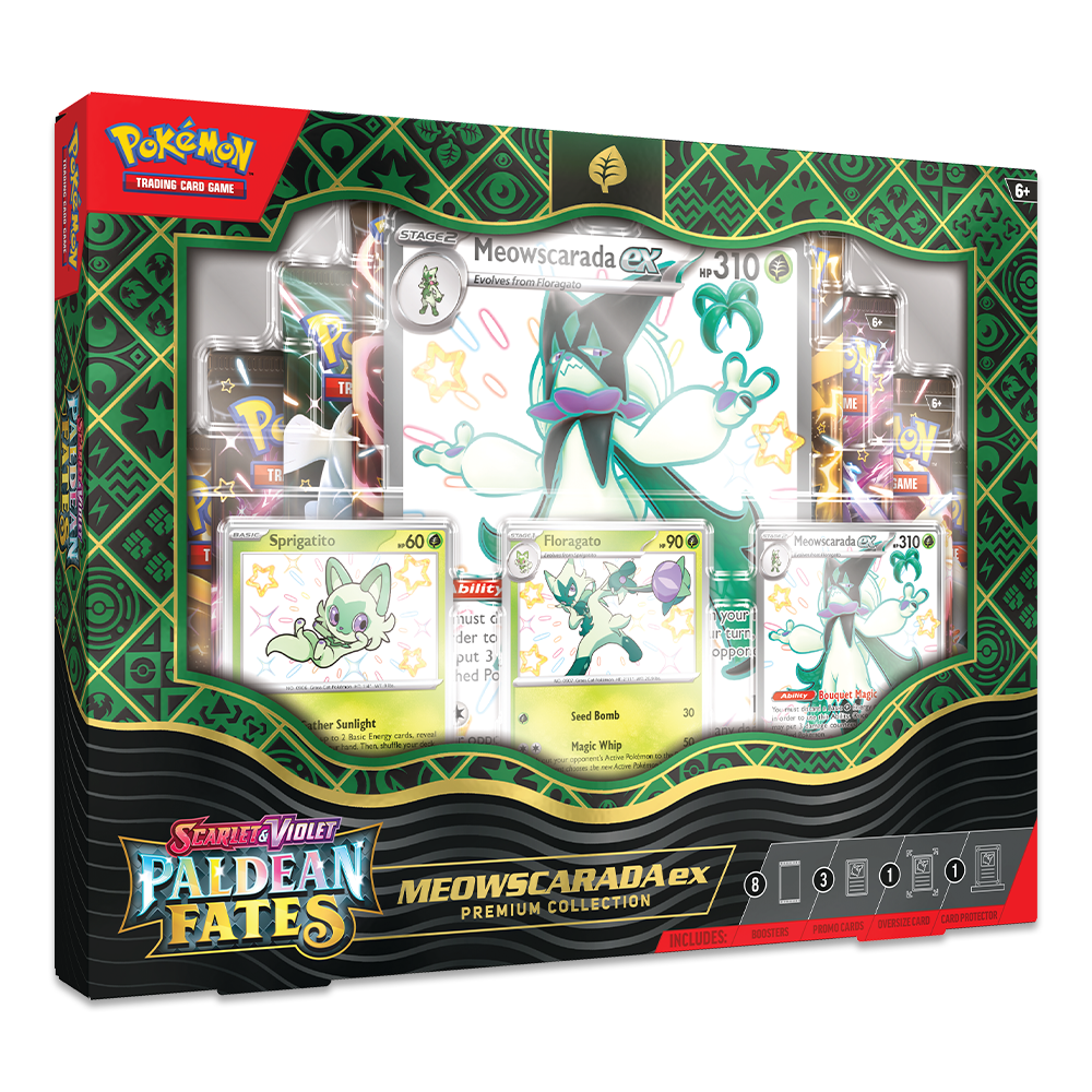Pokémon TCG: Scarlet & Violet – Paldean Fates Premium Collection Shiny Meowscarada ex