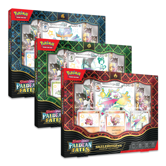 Pokémon TCG: Scarlet & Violet – Paldean Fates Premium ex Collection Box Bundle