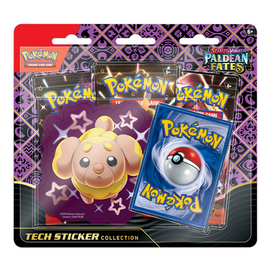 Pokémon TCG: Scarlet & Violet — Paldean Fates Tech Sticker Collection - Fidough