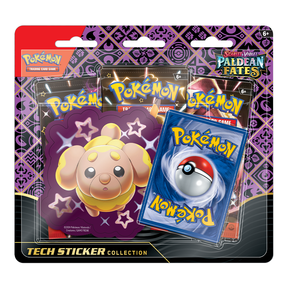 Pokémon TCG: Scarlet & Violet — Paldean Fates Tech Sticker Collection - Fidough