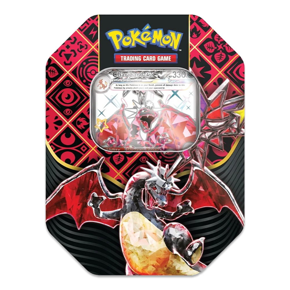 Pokémon TCG: Scarlet & Violet – Paldean Fates Tin - Tera Charizard ex