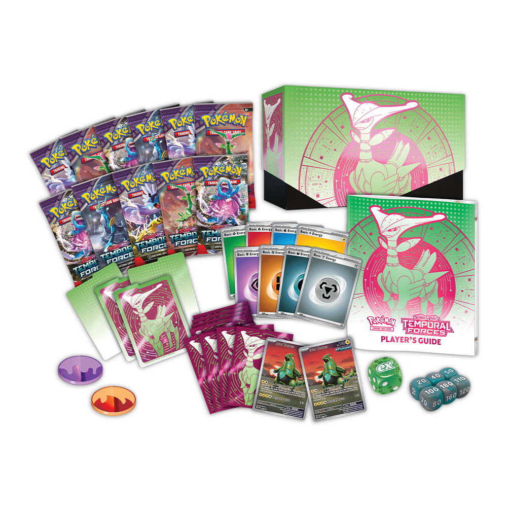 Copy of Pokémon TCG: Scarlet & Violet – Temporal Forces Elite Trainer Box - Iron Leaves