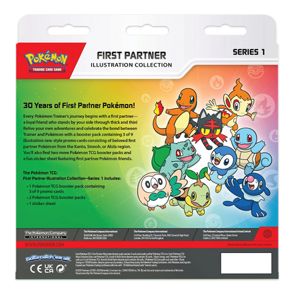 Pokémon TCG: First Partner Illustration Collection – Series 1 Back