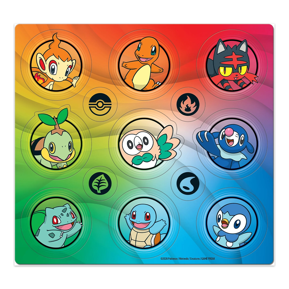 Pokémon TCG: First Partner Illustration Collection – Series 1 Stickers
