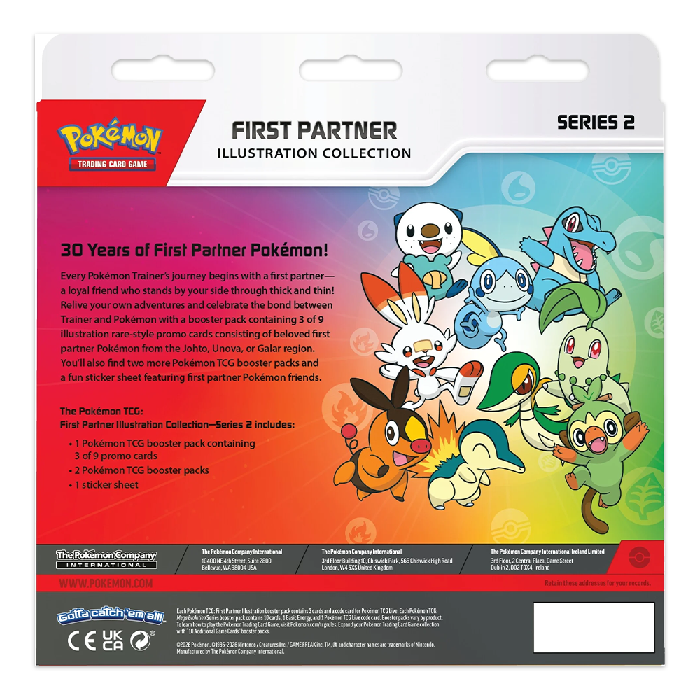 Pokémon TCG: First Partner Illustration Collection – Series 2 Back