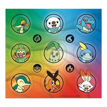 Pokémon TCG: First Partner Illustration Collection – Series 2 Stickers