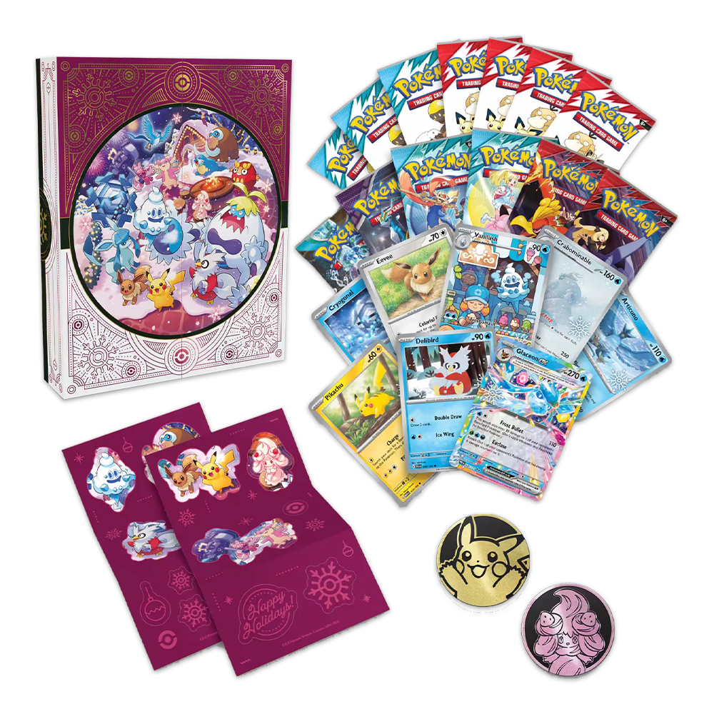 Pokémon TCG: Holiday Calendar 2025 Components