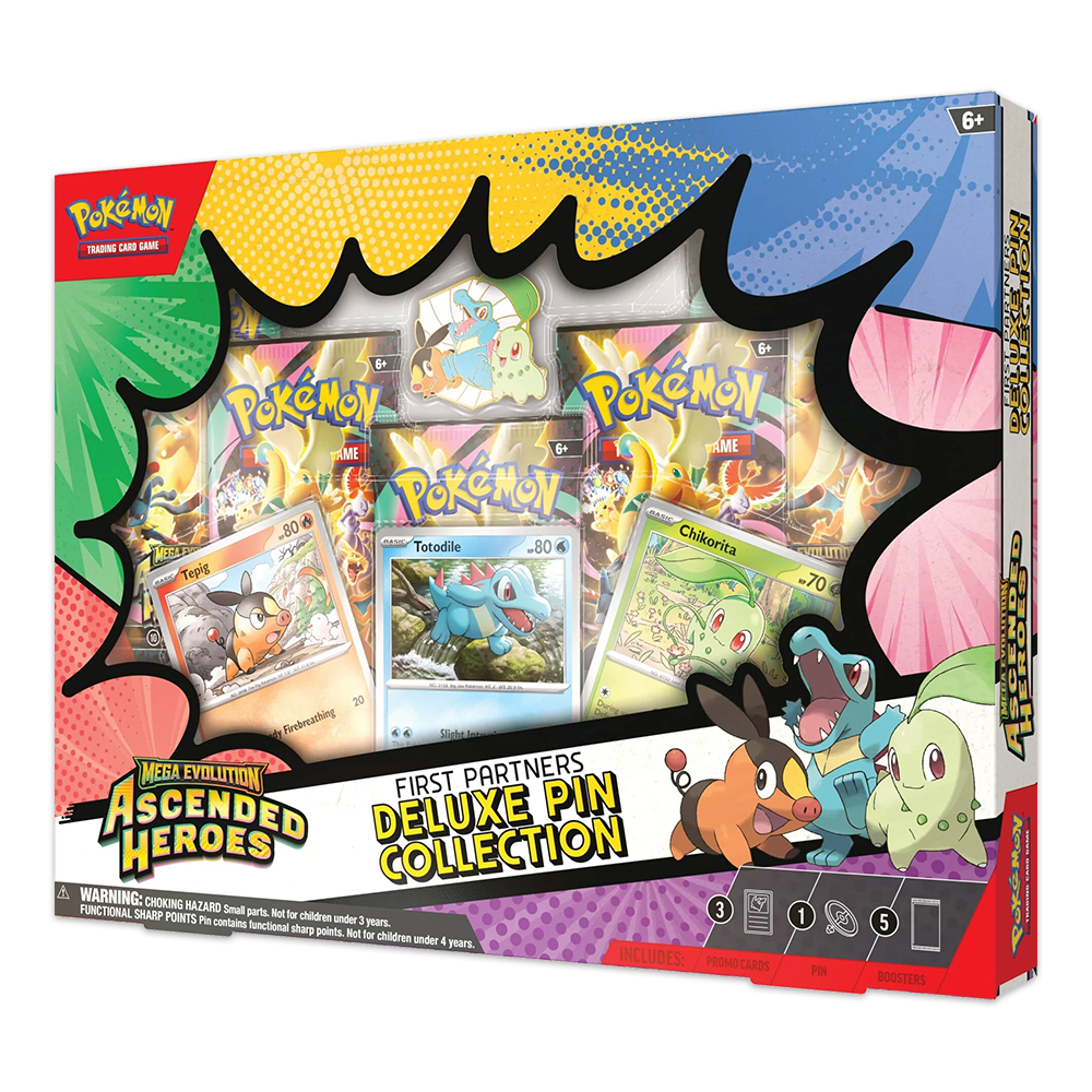 Pokémon TCG: Mega Evolution—Ascended Heroes First Partners Deluxe Pin Collection 3