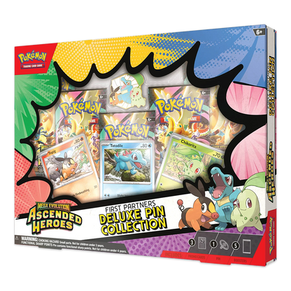 Pokémon TCG: Mega Evolution—Ascended Heroes First Partners Deluxe Pin Collection 3