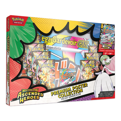 Pokémon TCG: Mega Evolution—Ascended Heroes Premium Poster Collection – Mega Gardevoir