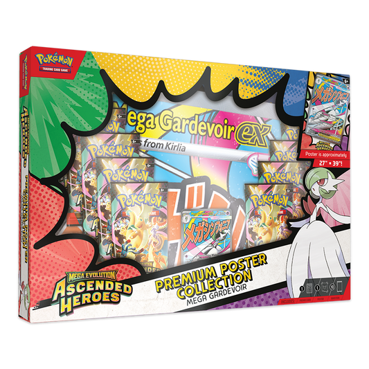 Pokémon TCG: Mega Evolution—Ascended Heroes Premium Poster Collection – Mega Gardevoir