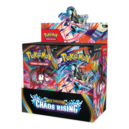 Pokémon TCG: Mega Evolution—Chaos Rising Booster Box Display (ME04)