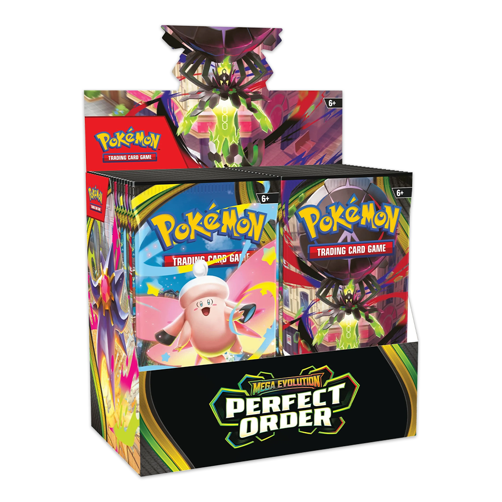 Pokémon TCG: Mega Evolution – Perfect Order Booster Box Display
