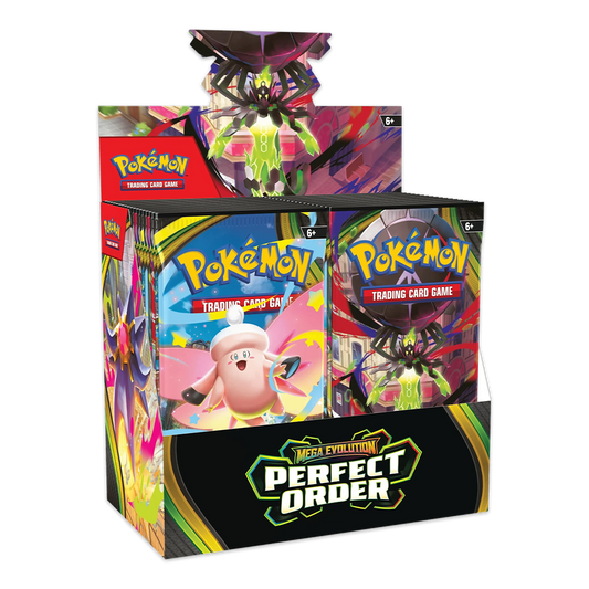 Pokémon TCG: Mega Evolution – Perfect Order Booster Box Display