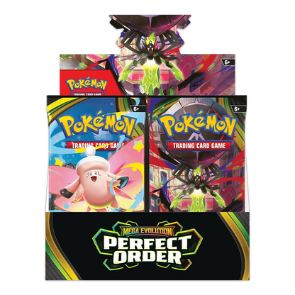 Pokémon TCG: Mega Evolution – Perfect Order Booster Box Display