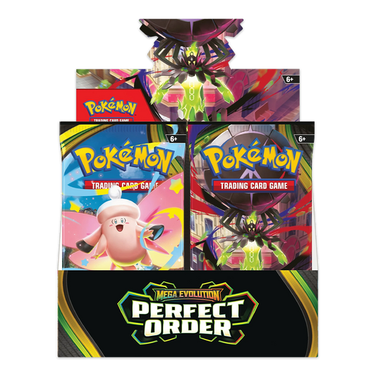 Pokémon TCG: Mega Evolution – Perfect Order Booster Box Display