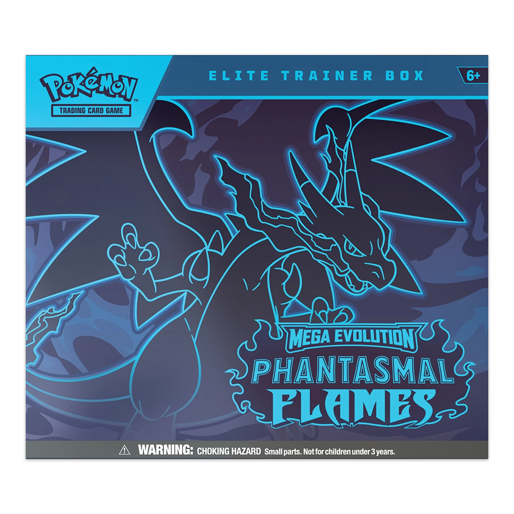 Pokémon TCG: Mega Evolution – Phantasmal Flames Elite Trainer Box Front