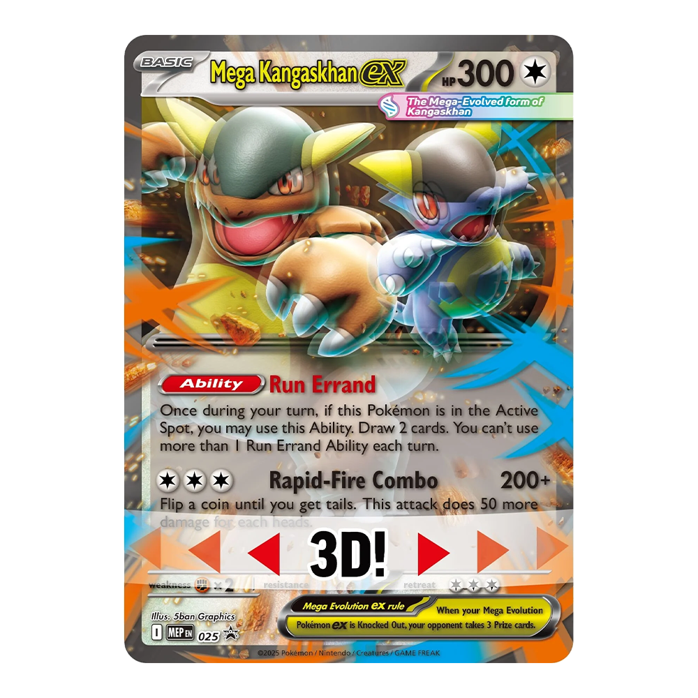 Pokémon TCG: Mega Kangaskhan ex Box Lenticular Promo